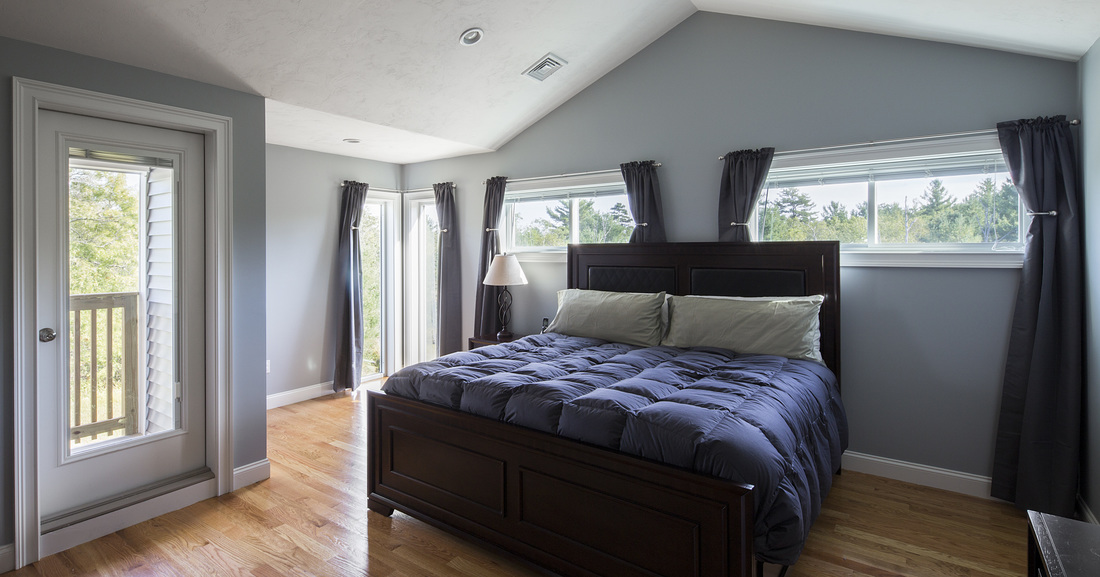 Master Bedroom of New Home in East Freetown, MA